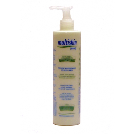 MULTISKIN FAMILY L'EMULSIONE CREMA FLUIDA VISO CORPO IDRATANTE 300 ML - farmacialombardia.it