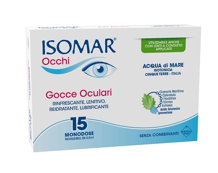 ISOMAR OCCHI GOCCE OCULARI ALL'ACIDO IALURONICO 0,20% 15 FLACONCINI - farmacialombardia.it
