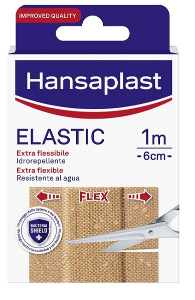 CEROTTO IN STRISCIA HANSAPLAST ELASTIC EXTRA FLESSIBILE 6 CM LUNGHEZZA 1 M 10 PEZZI - farmacialombardia.it
