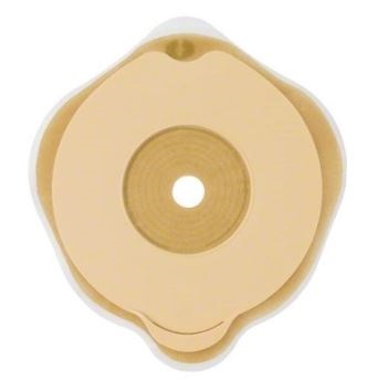 PLACCA PIANA FLEXIMA KEY 60 MM CON PROTETTORE CUTANEO IDROCOLLOIDALE E FLANGIA 5 PEZZI - farmacialombardia.it