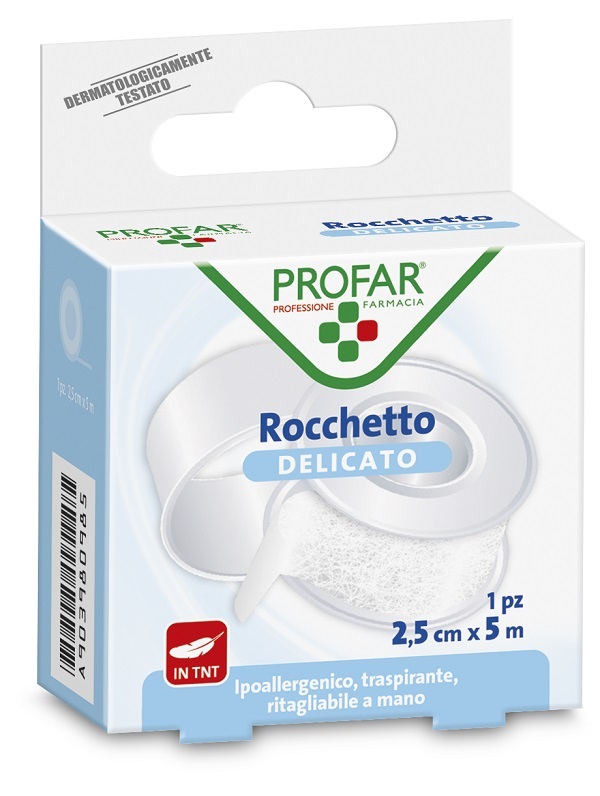 CEROTTO ROCCHETTO TESSUTO NON TESSUTO DELICATO CM 2,5X5 M PROFAR - farmacialombardia.it