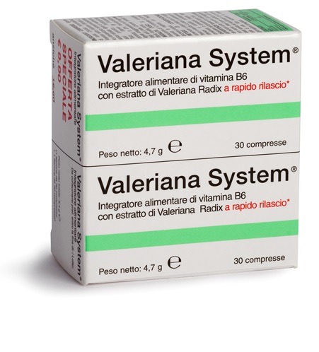 VALERIANA SYSTEM 30 COMPRESSE + 30 COMPRESSE - farmacialombardia.it