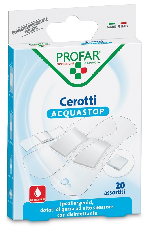 CEROTTO ACQUASTOP ASSORTITI PROFAR 20 PEZZI - farmacialombardia.it