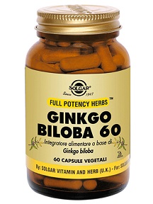 GINKGO BILOBA 60 60 CAPSULE VEGETALI - farmacialombardia.it