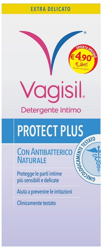 VAGISIL DETERGENTE INTIMO PROTECT PLUS 250 ML - farmacialombardia.it