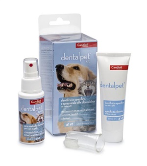 DENTALPET KIT DENTIFRICIO 50ML+SPRAY ORALE 50ML+1 DITALE - farmacialombardia.it