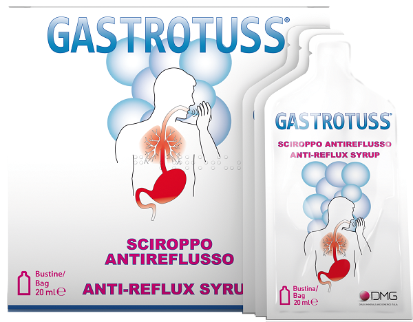 SCIROPPO ANTIREFLUSSO GASTROTUSS 25 BUSTINE MONODOSE 20 ML - farmacialombardia.it