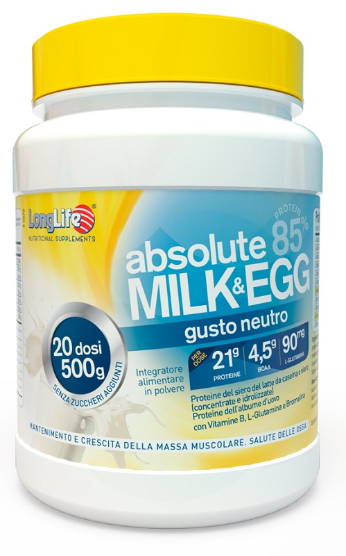 LONGLIFE ABSOLUTE MILK&EGG 500 G - farmacialombardia.it