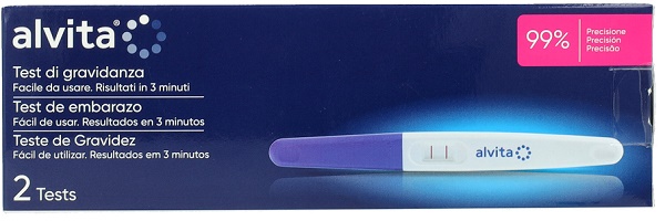 TEST DI GRAVIDANZA ALVITA 2 PEZZI - farmacialombardia.it