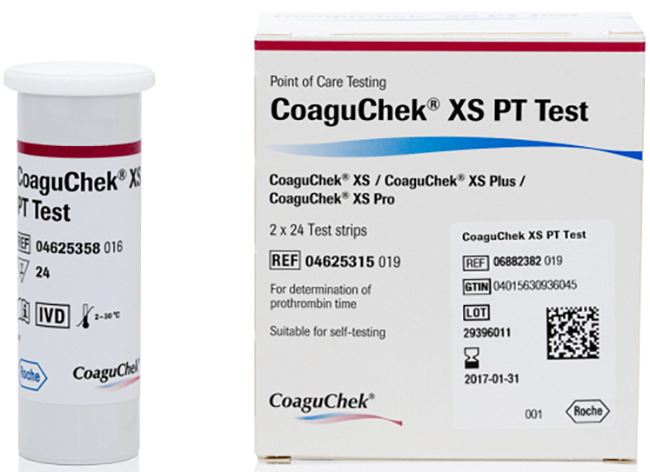 STRISCE REATTIVE PER APPARECCHIO AUTODIAGNOSTICO COAGUCHEK XS PT TEST 2X24 PEZZI - farmacialombardia.it