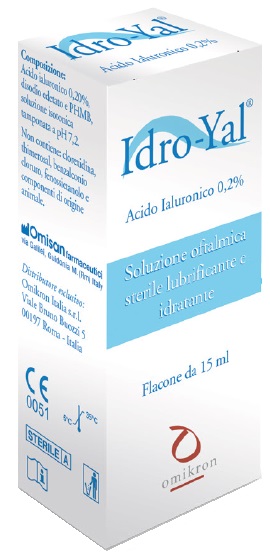 IDRO-YAL SOLUZIONE OFTALMICA LUBRIFICANTE IDRATANTE ACITO IALURONICO 0,2% 15 ML - farmacialombardia.it