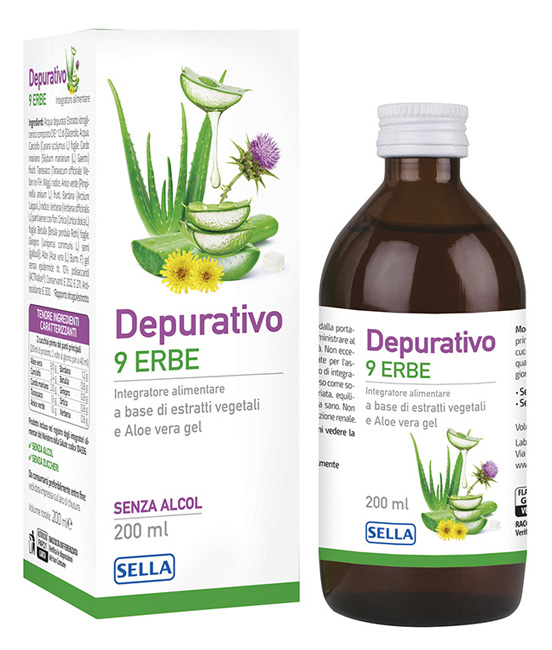 DEPURATIVO 9 ERBE 200 ML - farmacialombardia.it