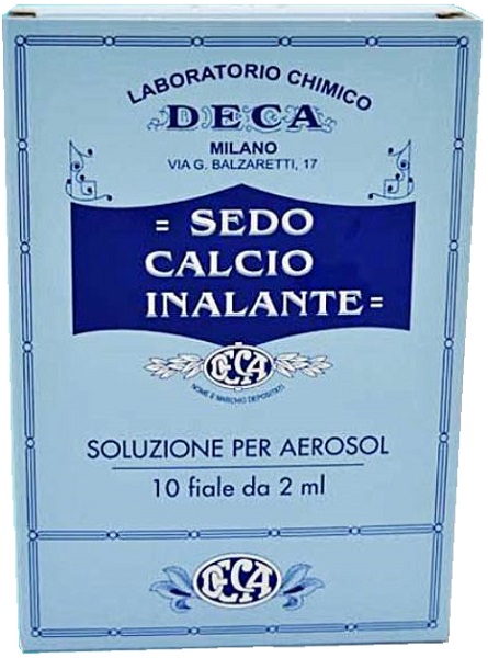 SEDO CALCIO INALANTE SOLUZIONE AEROSOL 10 FIALE 2 ML - farmacialombardia.it
