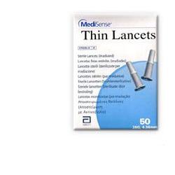 LANCETTE PUNGIDITO MEDISENSE THIN 28 GAUGE 50 PEZZI - farmacialombardia.it