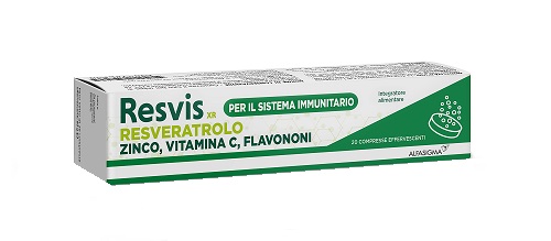 RESVIS XR ALFASIGMA 20 COMPRESSE EFFERVESCENTI DA 4 G - farmacialombardia.it