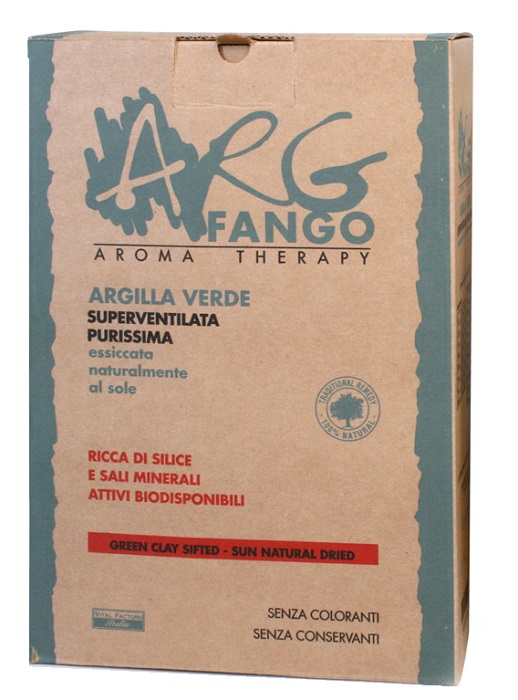 ARGFANGO AROMA THERAPY ARGILLA VERDE SUPERVENTILATA PURISSIMA 1 KG - farmacialombardia.it