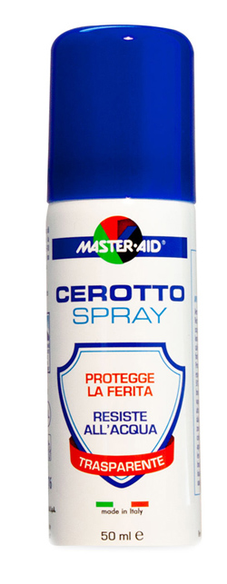 CEROTTO SPRAY MASTER-AID FLACONE 50ML CIRCA 80 APPLICAZIONI - farmacialombardia.it