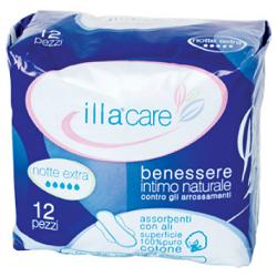 ILLA CARE ASSORBENTE NOTTE EXTRA 12 PEZZI - farmacialombardia.it
