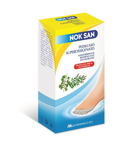 NOK SAN PEDILUVIO SUPEROSSIGENATO 400 G - farmacialombardia.it