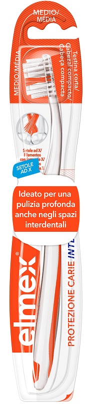 ELMEX INTERX SPAZZOLINO PROTEZIONE CARIE TESTINA CORTA - farmacialombardia.it