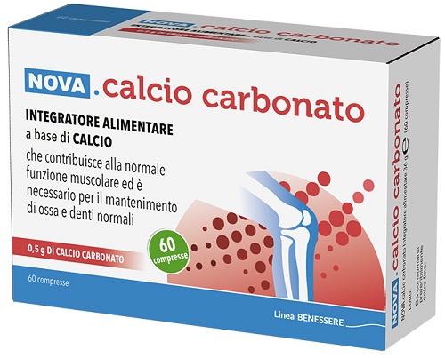 CALCIO CARBONATO 60 COMPRESSE DA 0,6 G - farmacialombardia.it