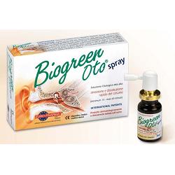 SOLUZIONE OTOLOGICA BIOGREEN OTO SPRAY RIMOZIONE E DISSOLUZIONE CERUME 13 ML - farmacialombardia.it