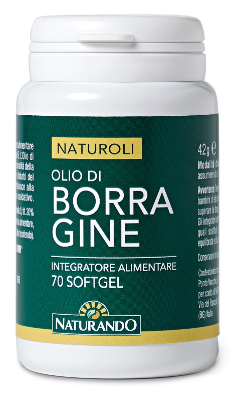 NATUROLI OLIO DI BORRAGINE 70 SOFTGEL - farmacialombardia.it