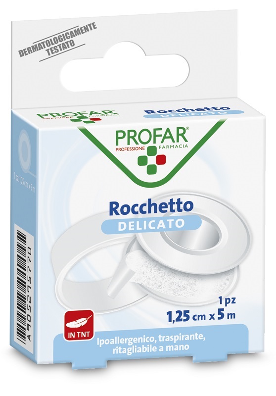 CEROTTO ROCCHETTO TESSUTO NON TESSUTO DELICATO CM 1,25X5 M PROFAR - farmacialombardia.it