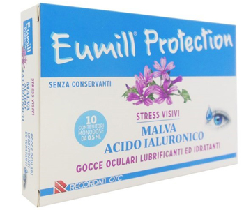 EUMILL PROTECTION GOCCE OCULARI 10 FLACONCINI MONODOSE 0,5 ML - farmacialombardia.it