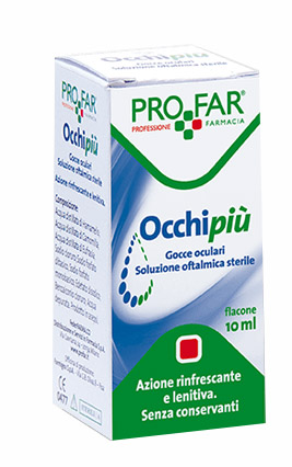 OCCHIPIU' GOCCE OCULARI RINFRESCANTI 1 FLACONE DA 10 ML PROFAR - farmacialombardia.it