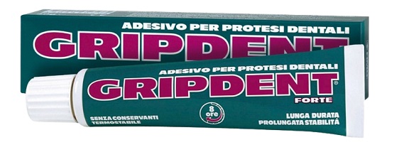 GRIPDENT FORTE ADESIVO PER PROTESI DENTARIA 40 G - farmacialombardia.it