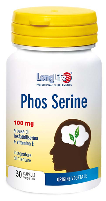 LONGLIFE PHOS SERINE 30 CAPSULE VEGETALI - farmacialombardia.it
