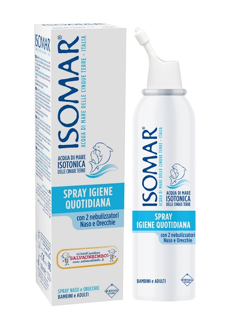 SOLUZIONE ACQUA DI MARE ISOMAR SPRAY IGIENE QUOTIDIANA 100 ML - farmacialombardia.it