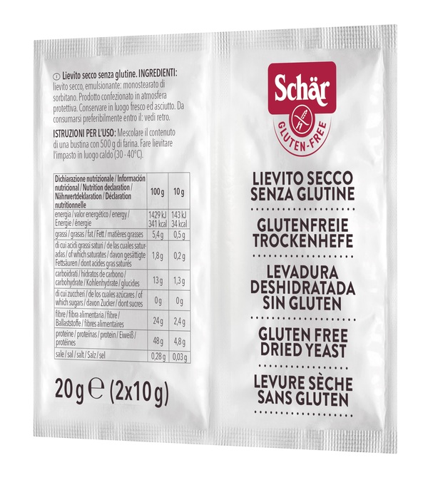 SCHAR LIEVITO SECCO 2 BUSTINE DA 10 G - farmacialombardia.it