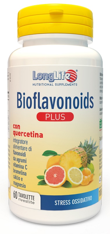 LONGLIFE BIOFLAVONOIDS PLUS 60 TAVOLETTE RIVESTITE - farmacialombardia.it