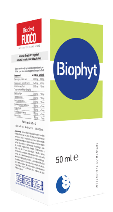 BIOPHYT FUOCO 50 ML SOLUZIONE IDROALCOLICA - farmacialombardia.it