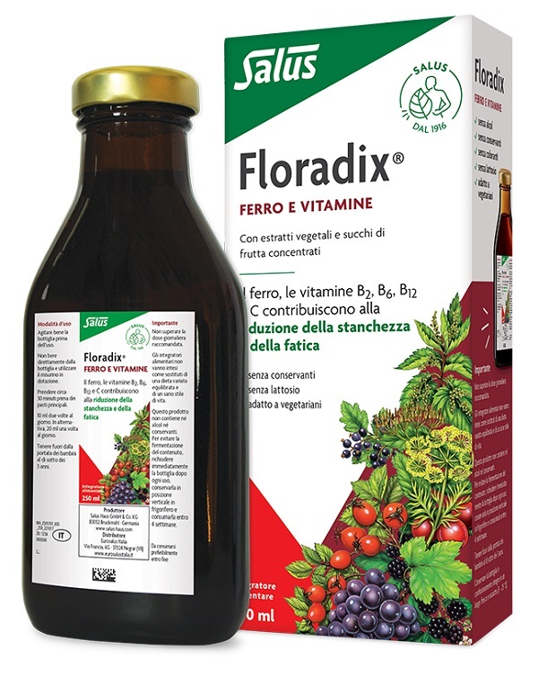 FLORADIX FERRO E VITAMINE 250 ML - farmacialombardia.it