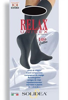 RELAX UNISEX 140 GAMBALETTO COTTON NERO 2 - farmacialombardia.it