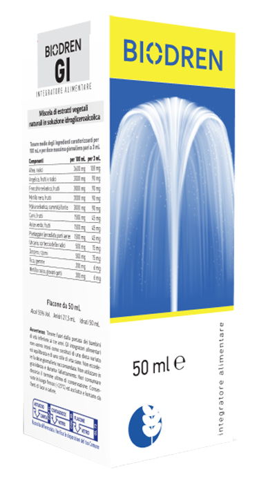 BIODREN GI SOLUZIONE IDROALCOLICA 50 ML - farmacialombardia.it
