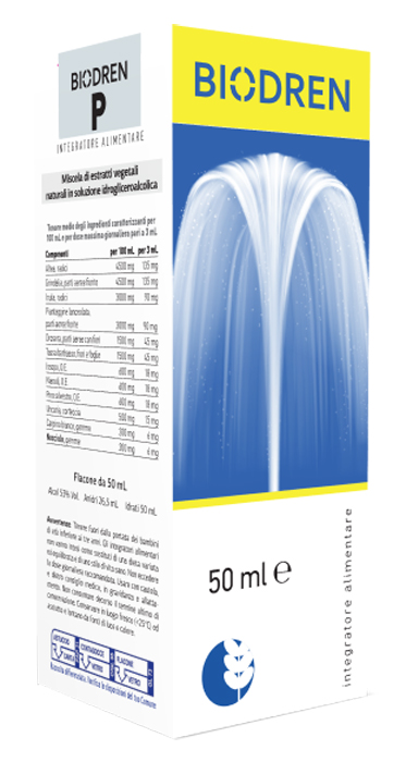 BIODREN P SOLUZIONE IDROALCOLICA 50 ML - farmacialombardia.it