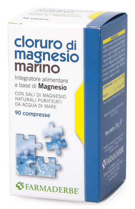 CLORURO DI MAGNESIO MARINO 90 COMPRESSE - farmacialombardia.it