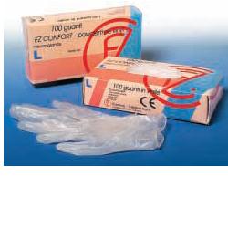 GUANTO IN VINILE CONFORT MISURA LARGE ANTIADERENTE BIOCOMPATIBILE UTILIZZABILE ANCHE A CONTATTO CON SOSTANZE ALIMENTARI 100 PEZZI - farmacialombardia.it