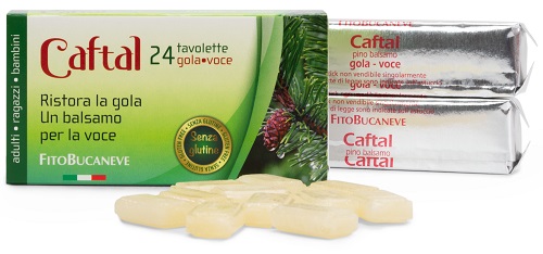CAFTAL GOLA VOCE 24 TAVOLETTE 60 G - farmacialombardia.it