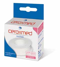 CEROTTO ADESIVO IN ROCCHETTO CEROXMED IN TESSUTO NON TESSUTO AERATO IPOALLERGENICO BIANCO 500X1,25 CM 1 PEZZO - farmacialombardia.it