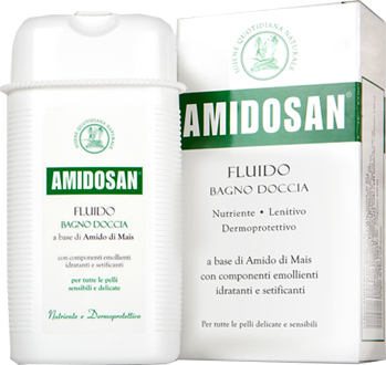 AMIDOSAN FLUIDO BAGNO DOCCIA NUTRIENTE LENITIVO RINFRESCANTE 300 ML - farmacialombardia.it