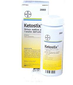 STRISCE MISURAZIONE CHETONURIA KETOSTIX 50 PEZZI - farmacialombardia.it
