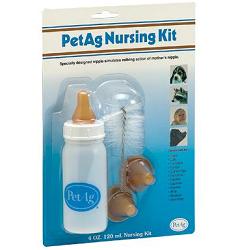 NURSING KIT BIBERON DA 120ML PER ANIMALI + TETTARELLE DI VARIE MISURE + SCOVOLINO PER PULIZIA - farmacialombardia.it