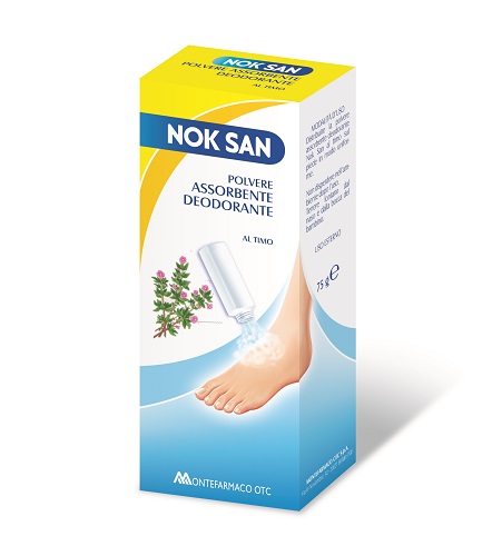 NOK SAN POLVERE ASSORBENTE DEODORANTE 75 G - farmacialombardia.it