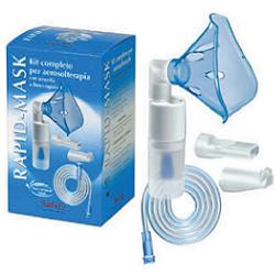 KIT COMPLETO PRONTEX RAPID MASK PER AEROSOLTERAPIA CON AMPOLLA PLASTICA +MASCHERA PER ADULTI +TUBO PRESSIONE +ACCESSORIO NASALE +BOCCHERUOLA - farmacialombardia.it
