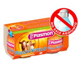 PLASMON OMOGENEIZZATO VITELLO POLLO 80 G X 2 PEZZI - farmacialombardia.it